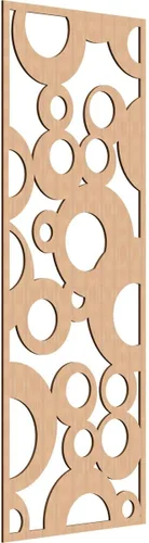 Miniatura 191 de Farwell Paneles de pared decorativos de madera con calado, 13 3/8 pulgadas de ancho x 34 3/8 pulgadas de alto x 1/4 de alto, roble rojo rojo