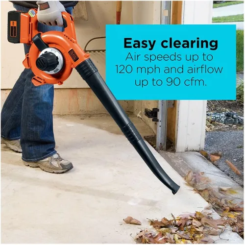 Miniatura 3 de Barredora de iones de litio Black and Decker de 40 V, Incluye batería de 40V, 24, Negro