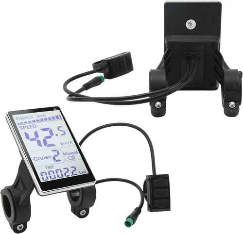 Miniatura 5 de Medidor eléctrico de pantalla LCD, 5 pines 24 V 36 V 48 V 60 V universal E Scooter M5 pantalla LCD panel Ciclismo odómetro computadora