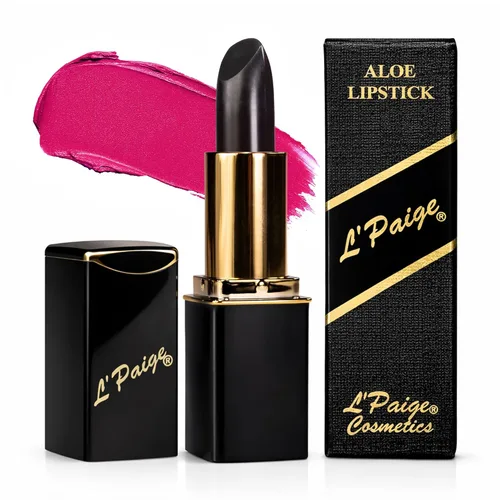 Miniatura 14 de L'Paige Lápiz labial y mancha de labios que cambian de color de pH - Transformación de marrón a rojo frambuesa, infusión de aloe vera, acabado LBR