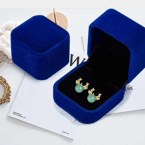 Miniatura 59 de Jade Earrings Studs,Green Jade Earrings for Women,925 Sterling Silver Earrings Studs for Sensitive Ears,Handmade Jade Earrings for Birthday