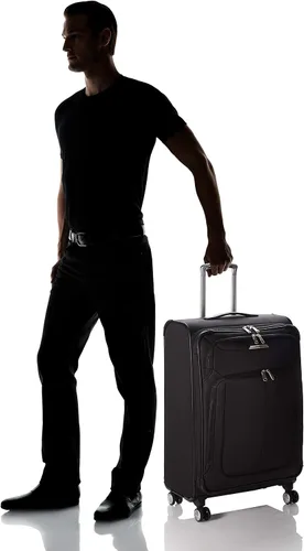 Miniatura 7 de Samsonite Solyte DLX Softside - Equipaje extensible con ruedas giratorias, Negro (Midnight black)), 123568-1548