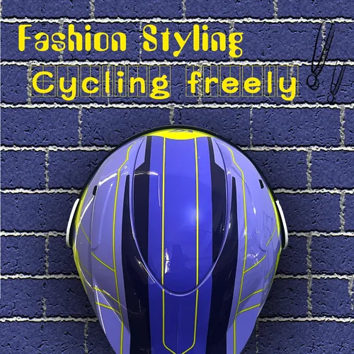 Miniatura 6 de KRN - Casco integral para motocicleta con visera de color negro, aprobado por DOT - Casco balaclava morado