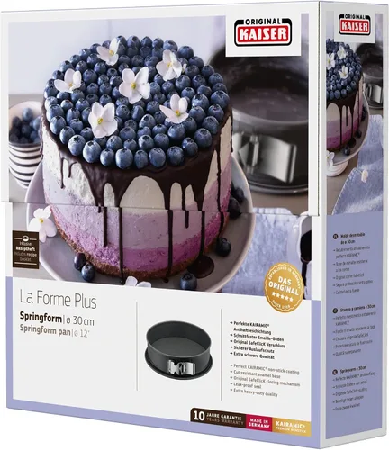 Miniatura 12 de Kaiser La Forme Plus - Molde desmontable con fondo plano, Ø 11.8 in, color gris