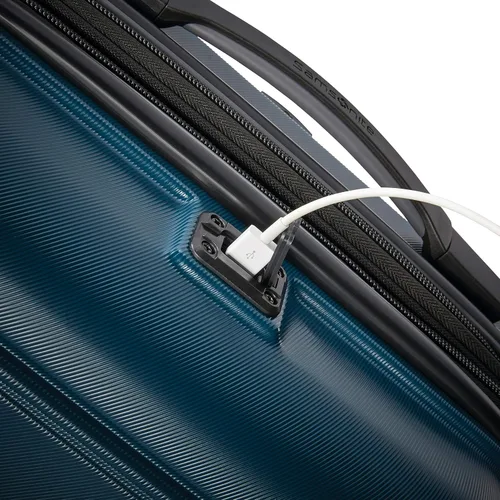 Miniatura 8 de Equipaje extensible Samsonite Omni 2 Hardside con ruedas giratorias Verde azulado Nova Teal 138452-D979