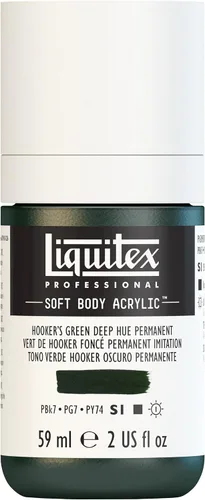 Miniatura 112 de Liquitex Professional Soft Body - Pintura acrílica, botella de 2 onzas (59 ml), blanco titanio Titanio Blanco