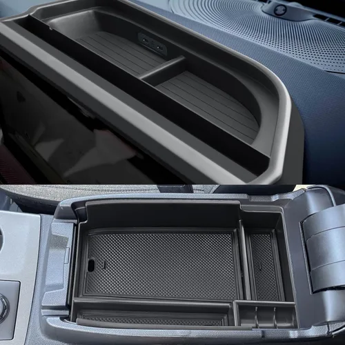 CDEFG 2 unidades para Ford Bronco Sport 2025 2026 Organizador de consola central para tablero 2025 2026 Ford Bronco Sport 13.2 pulgadas pantalla