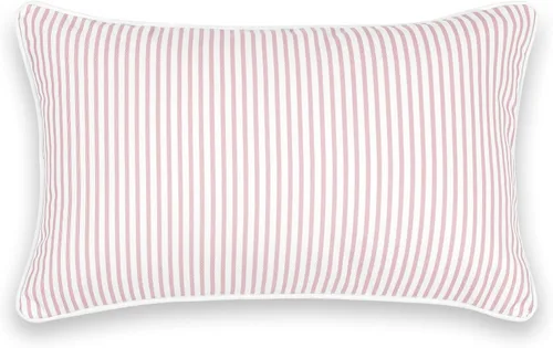 Miniatura 6 de Hofdeco Premium Coastal Patio Funda de Almohada Lumbar Solo para Interiores y Exteriores, 12"x20" Repelente al Agua para Patio Trasero, Sofá, Rayas