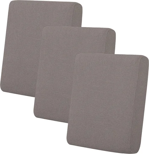 Miniatura 143 de Easy-Going - 4 Fundas de cojín elásticas para sofá seccional, izquierda/derecha, en forma de L, funda de asiento antideslizante, suave, flexible