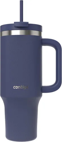 Miniatura 17 de Contigo Streeterville 30 onzas Vaso, Acero Inoxidable con Aislamiento al Vacío, Resistente a Fugas, Mantiene el Frío durante 29 Horas, Cabe