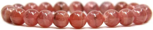 Miniatura 46 de Amandastone Pulsera elástica de cuentas redondas de 0.315 in con piedras preciosas naturales de 7 pulgadas