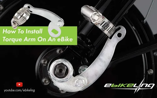 Miniatura 6 de EBIKELING Kits universales de conversión de brazo de torsión para bicicleta eléctrica, motores de cubo delantero o trasero de EBike y herramienta
