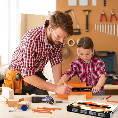 Miniatura 8 de dodowin Medidor de contorno conectable de 10+5 pulgadas, regalos de Navidad para hombre, para papá, él, marido, relleno de calcetines para hombres