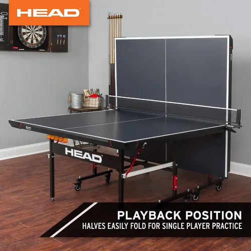 Miniatura 3 de HEAD Summit USA - Mesa de tenis de mesa para interiores, red de grado de competencia, fácil de instalar en 10 minutos, mesa de ping pong con modo