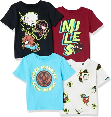 Miniatura 18 de Amazon Essentials Disney Marvel Star Wars Camisetas de manga corta para niños y bebés (anteriormente Spotted Zebra), Multipacks