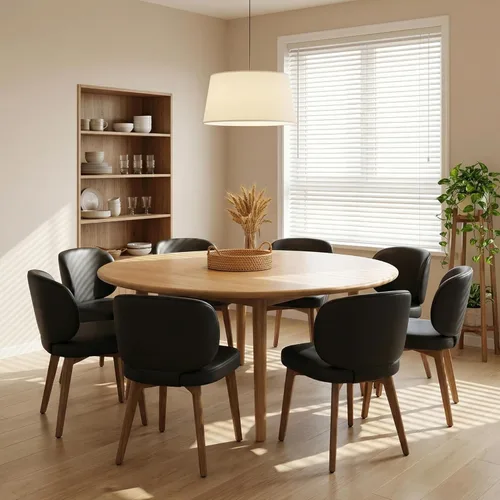 Miniatura 15 de YOUNIKE Silla de comedor con respaldo alto, silla única de cocina estilo moderno de mediados de siglo, silla acentuada sin brazos de tela bouclé