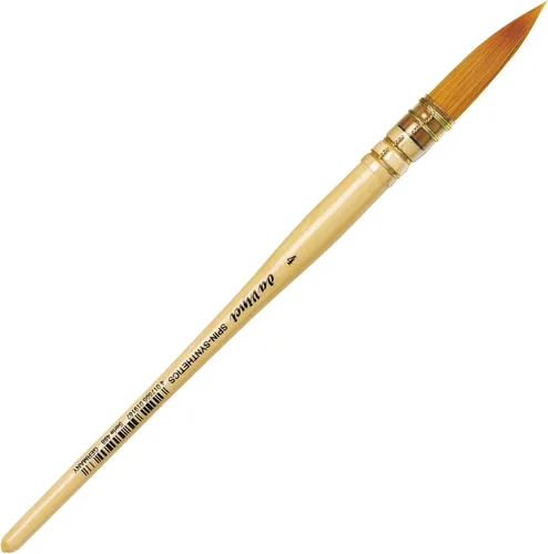 Miniatura 110 de da Vinci Watercolor Series 5580 CosmoTop Spin Pincel de Pintura, Redondo Sintético con Mango Rojo