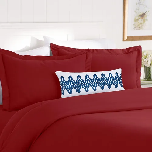 Elegant Comfort La mejor funda de edredón de 3 piezas, suave y acogedora de 1500 hilos, calidad egipcia, de lujo, súper suave, sin arrugas, juego de