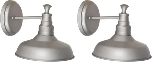 Miniatura 51 de Design House 519892 Kimball Industrial Farmhouse Luz de Pared Interior de 1 Luz con Pantalla de Metal para Pasillo, Baño, Cocina, Vestíbulo, Pintura