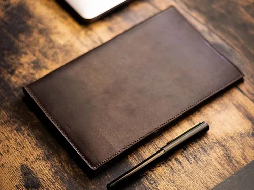 Diario de cuero grande de 5 x 8.25 pulgadas con páginas forradas, cubierta de cuero hecha a mano, cuaderno de escritura vintage para hombres,