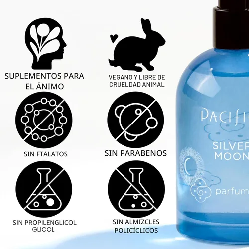 Miniatura 4 de Pacifica Silver Moon - Perfume de especias de vainilla y almendra, fragancia Warm Gourmand Clean para mujeres, 2 onzas líquidas