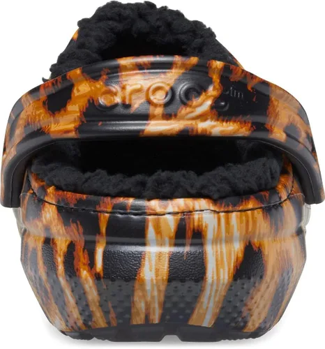 Miniatura 6 de Crocs Zueco clásico forrado con estampado animal para mujer Pantuflas mullidas