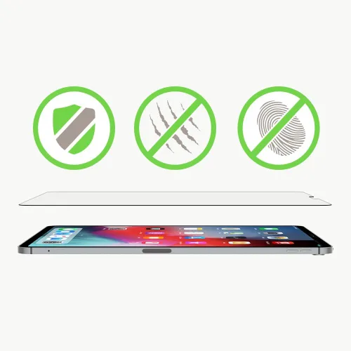 Miniatura 2 de Belkin ScreenForce - Protector de pantalla de vidrio templado para iPad Pro de 12.9 pulgadas (modelo 2018), protección contra impactos resistente a