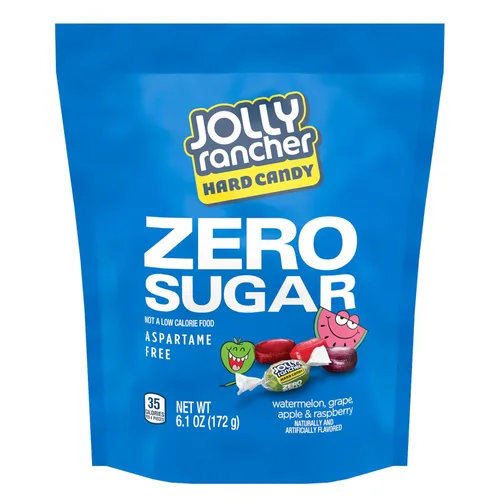 Miniatura 3 de JOLLY RANCHER Bolsa de dulces duros con sabor a fruta variada Zero Sugar, 6.1 onzas