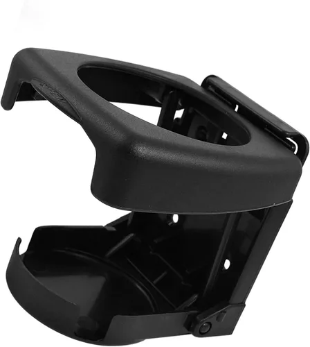 Motoforti Soporte plegable plástico negro del sostenedor de la botella de la taza de la bebida del camión del coche duradero