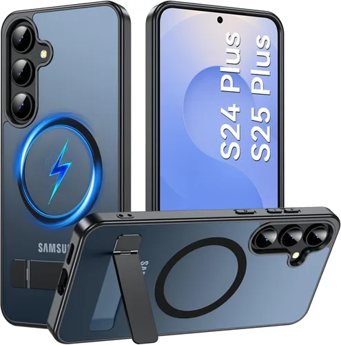 Miniatura 34 de Funda OWKEY Samsung Galaxy A13 5G, Funda Magnética para Teléfono con Soporte y Protector de Pantalla, Funda Protectora Antihuellas y a Prueba de A13