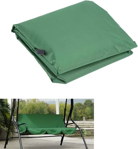 Miniatura 8 de Ejoyous Funda de cojín para columpio de patio, para silla de columpio al aire libre, cubierta de asiento de hamaca de repuesto para columpio de 3