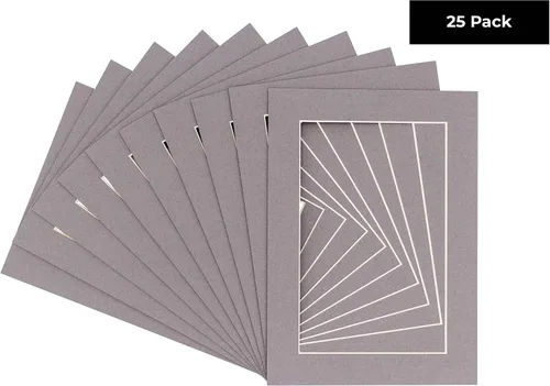 Miniatura 348 de 8.5x11 Mat for 11x14 Frame - Precut Mat Board Acid-Free Brown 8.5x11 Photo Matte Made to Fit a 11x14 Picture Frame, Premium Matboard for Family