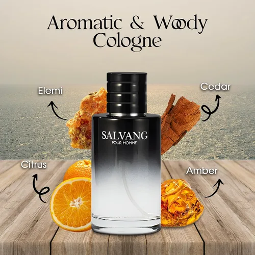 Miniatura 6 de A CENTER Set de regalo de colonia para hombre, 4 x 3.4 onzas líquidas, perfume de lujo con caja de presentación premium, regalo perfecto para el día