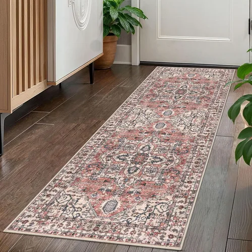 Miniatura 193 de KOZYFLY Alfombra Pequeña de Área 2x3 Pies Alfombras para Entrada Lavable Boho Alfombra de Entrada Antideslizante Tapete de Puerta Interior Entrada