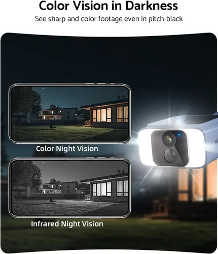 Miniatura 5 de Cámaras de seguridad solares inalámbricas para exteriores 4MP -2.4G y 5G Cámara solar inalámbrica para exteriores, cámaras para seguridad
