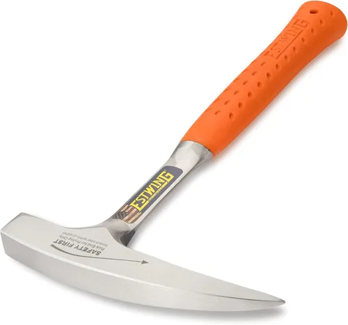 Miniatura 3 de ESTWING Rock Pick Set - Paquete de martillo de geología con empuñaduras de reducción de impactos (22 oz y 22 oz)