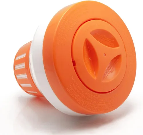 Miniatura 2 de Flotador de cloro para tabletas de 3 pulgadas, dispensador de cloro flotante de mayor capacidad, anillo de control ajustable para spas, jacuzzi
