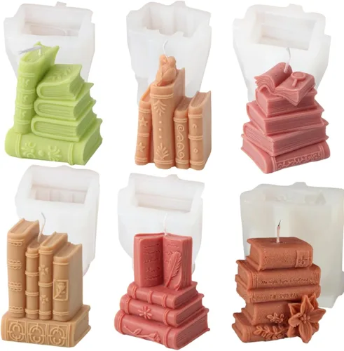 Miniatura 13 de Moldes de silicona para velas (paquete de 2 velas de erizo)