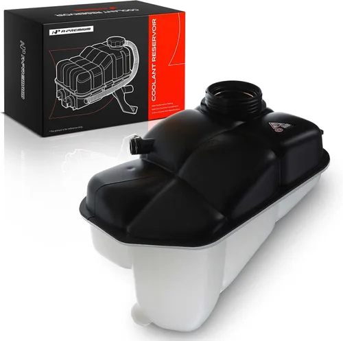 A-Premium Tanque de depósito de recuperación de desbordamiento de refrigerante compatible con Mercedes-Benz E280, E300, E320, E350, E500, E55 AMG,