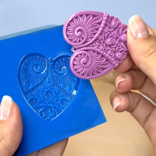Miniatura 5 de Fabricación de moldes de goma de silicona, silicona líquida de platino no tóxica, lo que hace que la relación de mezcla de silicona 1:1 sea ideal