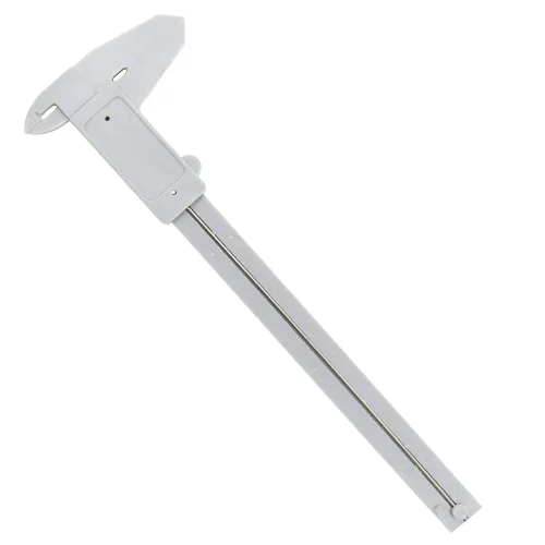 Miniatura 7 de Marathon Calibrador educativo, plástico ligero y duradero. Rango de escala de 0-6 pulgadas (5.906 in) (gris, unidad individual)