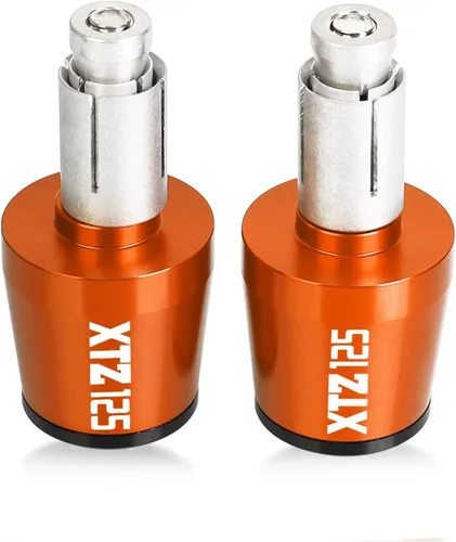 Miniatura 12 de Motocicleta para Y&AMAHA XTZ125 XTZ 125 2021 2022 2023 78 pulgadas 22MM Tapas de empuñadura antivibraciones Tapones de manillar de motocicleta Negro