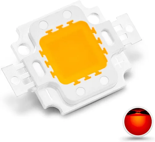 Miniatura 23 de CHANZON Foco LED de alta potencia de 10W con chip infrarrojo (IR 850nm / Entrada 900mA / DC 5V - 6V / 10 vatios) SMD COB Diodo emisor de luz para O)