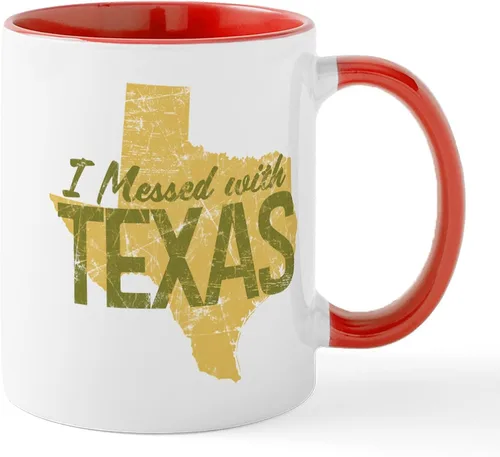 Miniatura 13 de CafePress – Taza Amarillo Texas – El único Taza de café, taza de café, S, Blanco