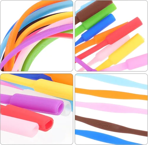 Miniatura 4 de Kisangel 12pcs Silicone Glasses Straps Anti-slip Eyeglass Retainers for Sports Outdoor Activities Lightweight Flexible Eyewear Holder for Boys