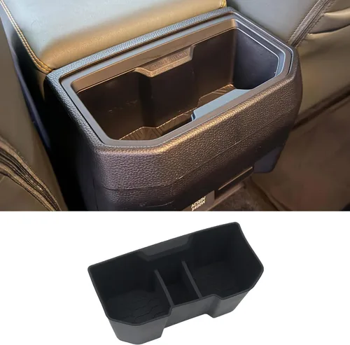 Miniatura 8 de Soporte para tazas compatible con Toyota Tacoma 2024-2025 2026, almacenamiento de portavasos para accesorios Tacoma, material de silicona, soporte