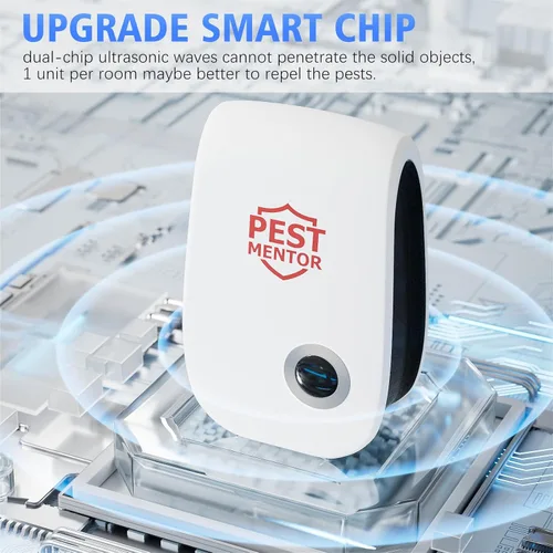 Miniatura 6 de Enchufe ultrasónico repelente de plagas en interiores, control electrónico avanzado de plagas para el hogar, oficina, cocina, almacén, hotel
