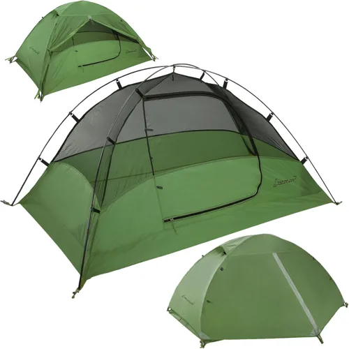 Clostnature Tienda de Campaña Ligera para Mochileros – Tienda de campaña ultraligera para mochileros de 1/2/3/4 personas, tienda de campaña Verde