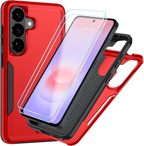 Miniatura 17 de Funda para Samsung Galaxy A15 5G con protector de pantalla HD [protección contra caídas de grado militar] Protección de cuerpo completo resistente a