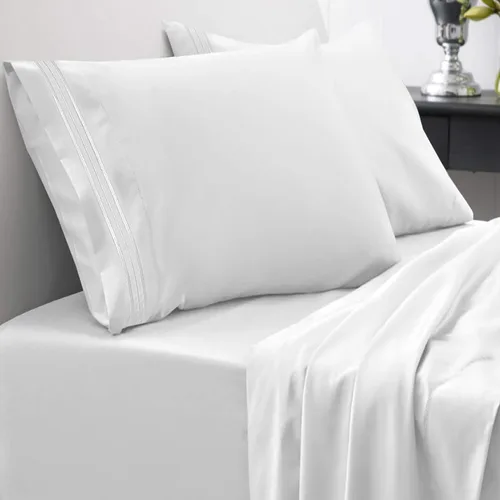 Miniatura 12 de Sweet Home Collection Juego de sábanas de 1800 hilos, sábanas de microfibra cepillada suave de calidad egipcia, juego de ropa de cama de lujo